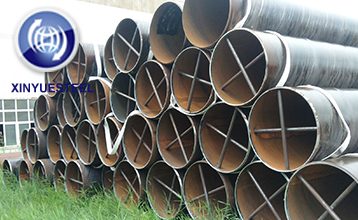 Xinyue Steel pipe used for Indonesia Bintan Port Construction