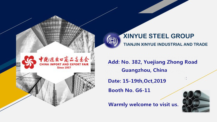 Warmly welcome to visit us at 126th Canton Fair in Guangzhou China