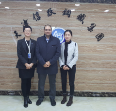 Welcome UAE customer visit Tianjin Xinyue Steel Group