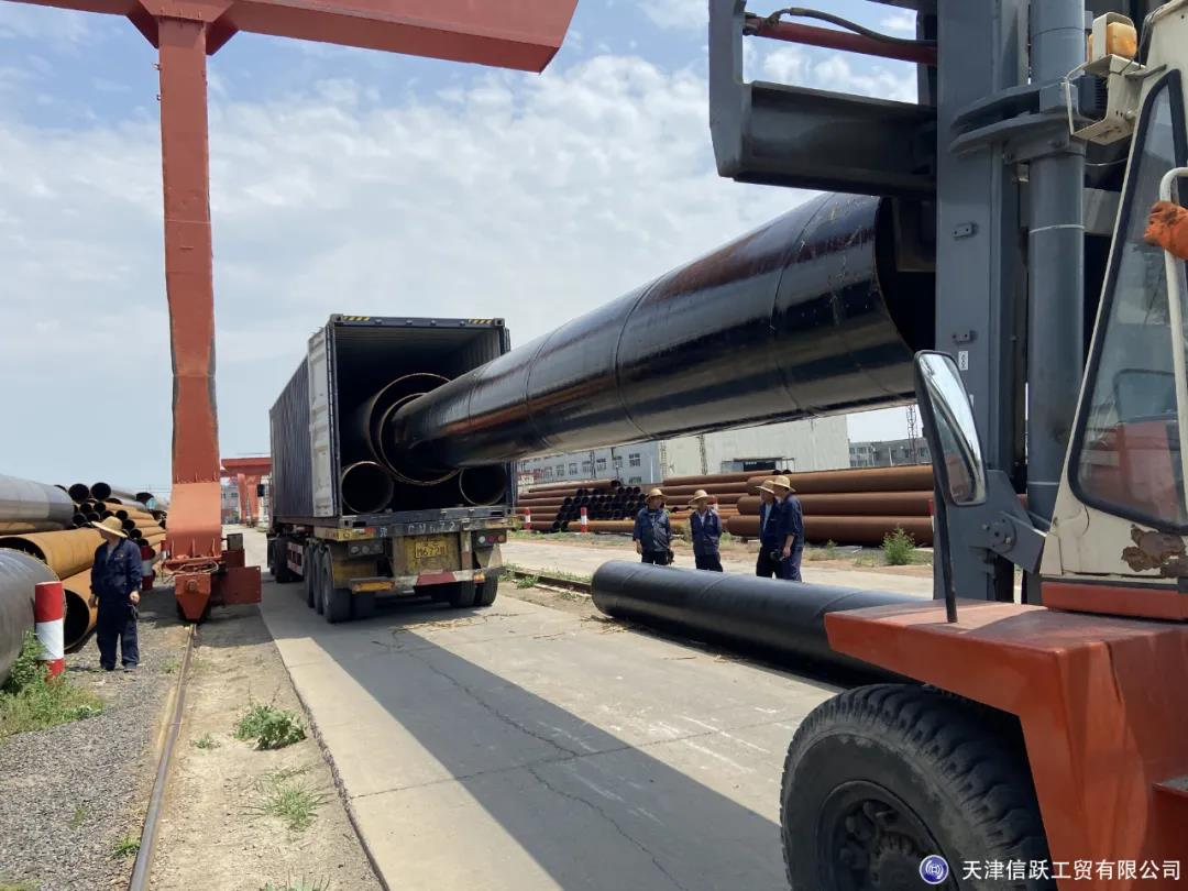 SSAW steel pipe from Xinyue Steel to New Zealand