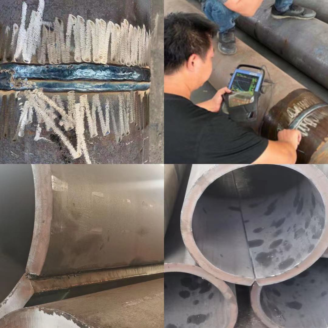 Perfect delivery of thick wall welded pipe