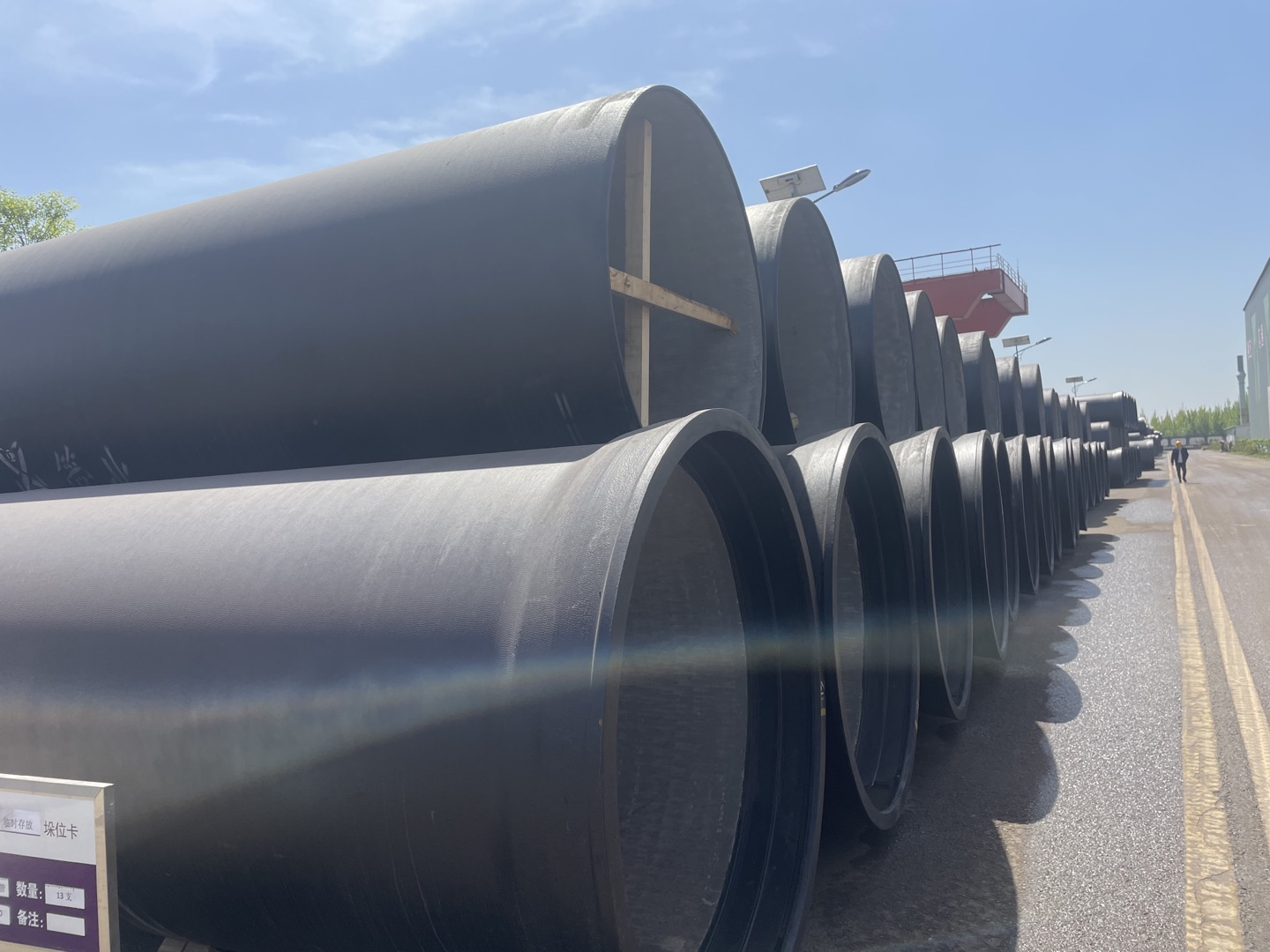 The ductile iron pipe of Saudi Arabia water transmission project arrived at the port smoothly