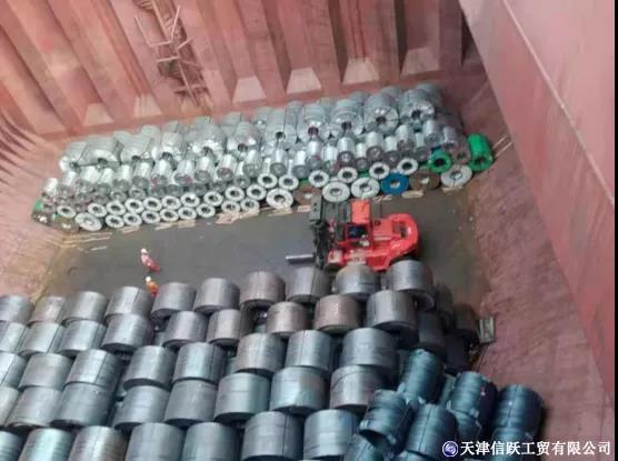 400 tons of stainless steel coil set sail to UAE